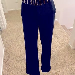 Alice and Olivia straight leg black pants